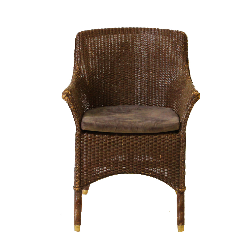 Collection of Four Vintage Wicker Chairs