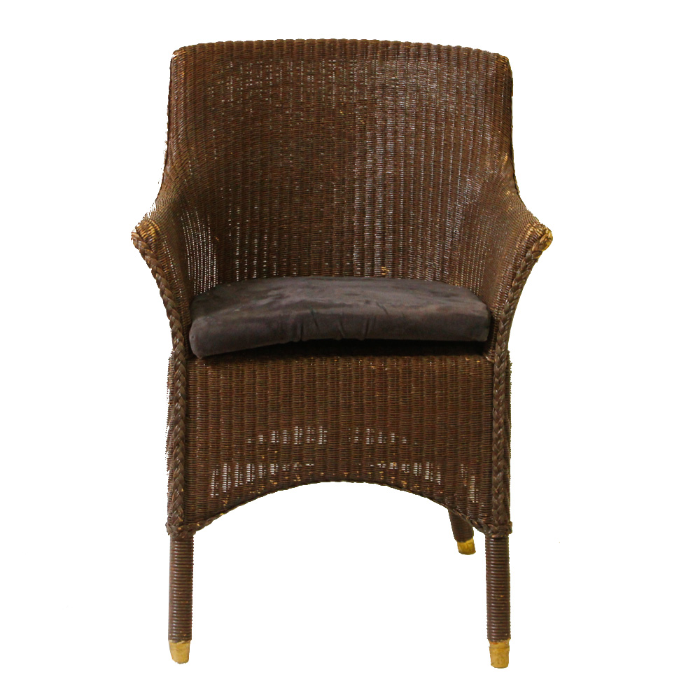 Collection of Four Vintage Wicker Chairs