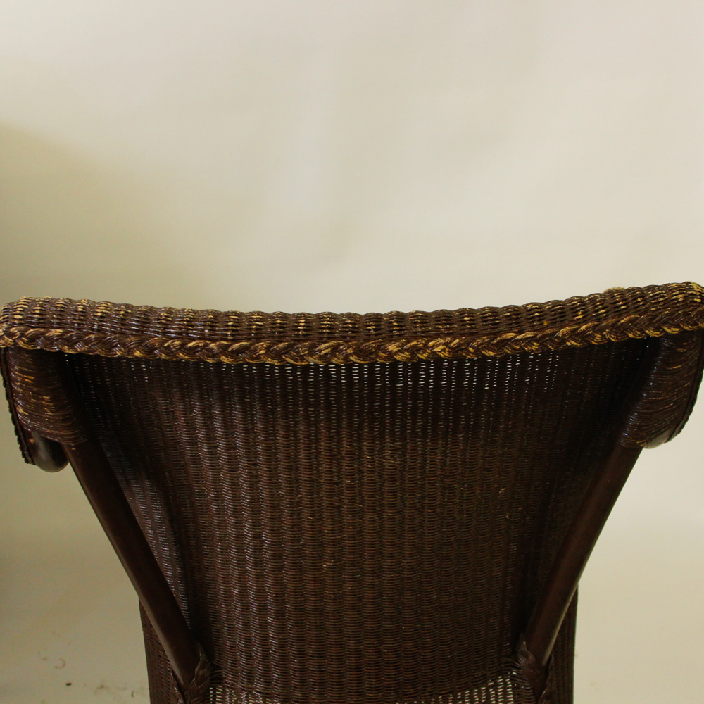 Collection of Four Vintage Wicker Chairs