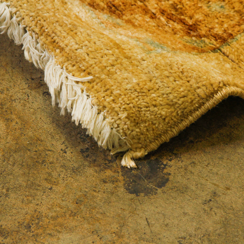 Hand-Knotted Turkish Oushak Area Rug