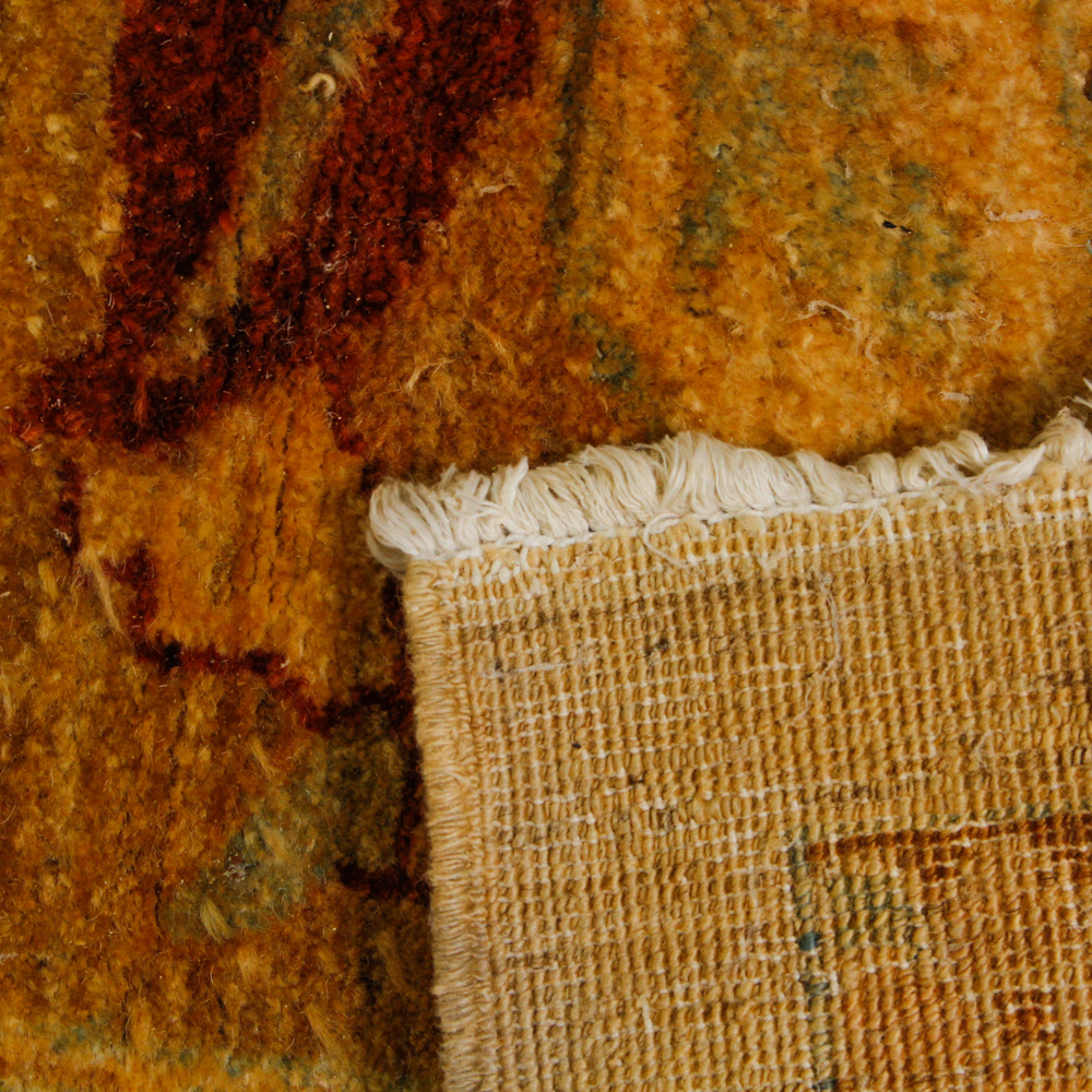 Hand-Knotted Turkish Oushak Area Rug