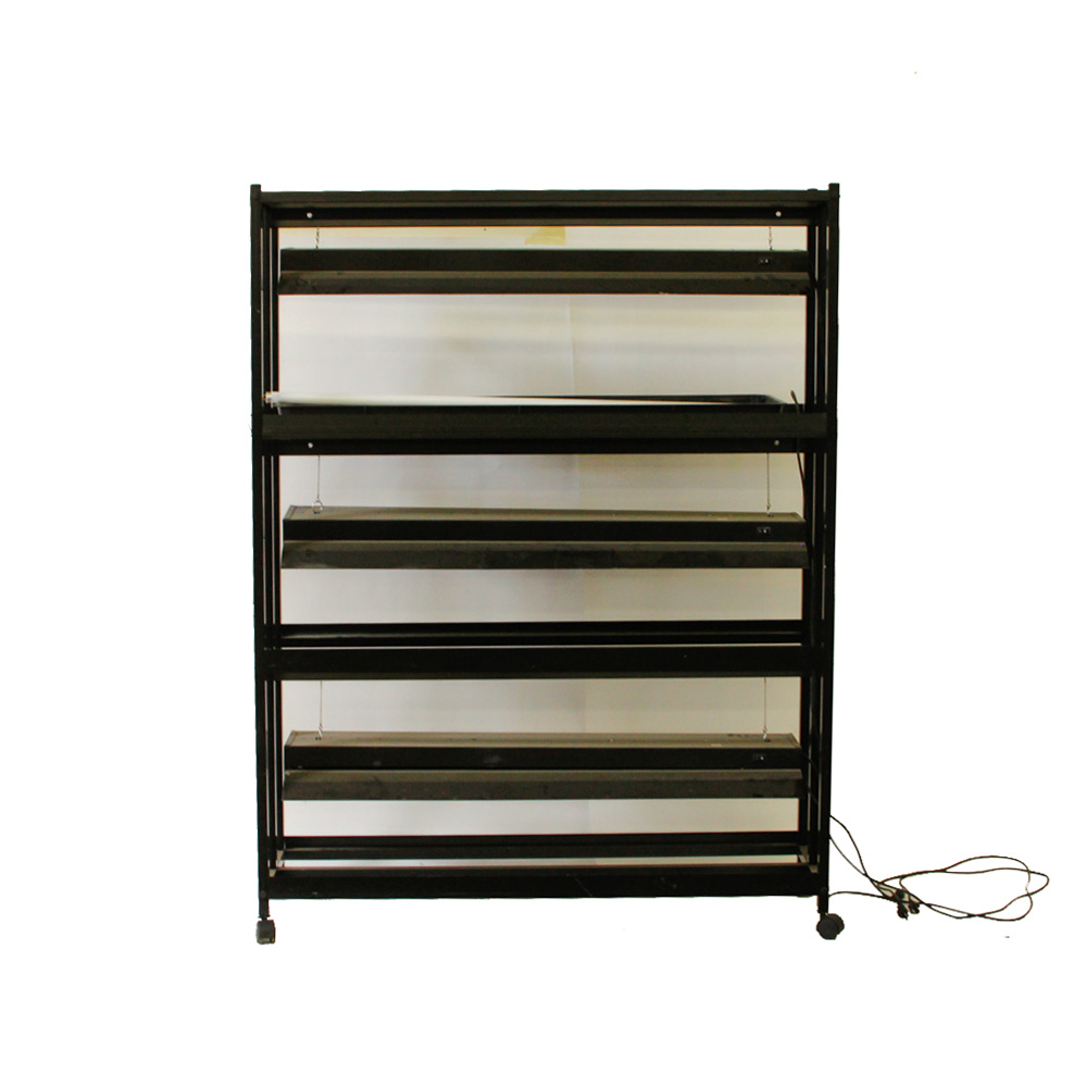Hydroponic Shelving Unit with Lighting