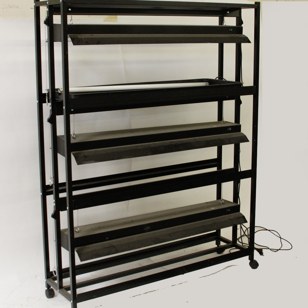 Hydroponic Shelving Unit with Lighting