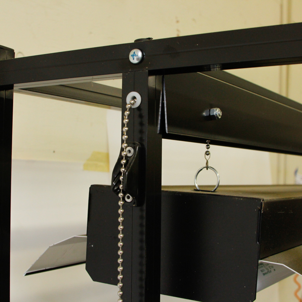 Hydroponic Shelving Unit with Lighting