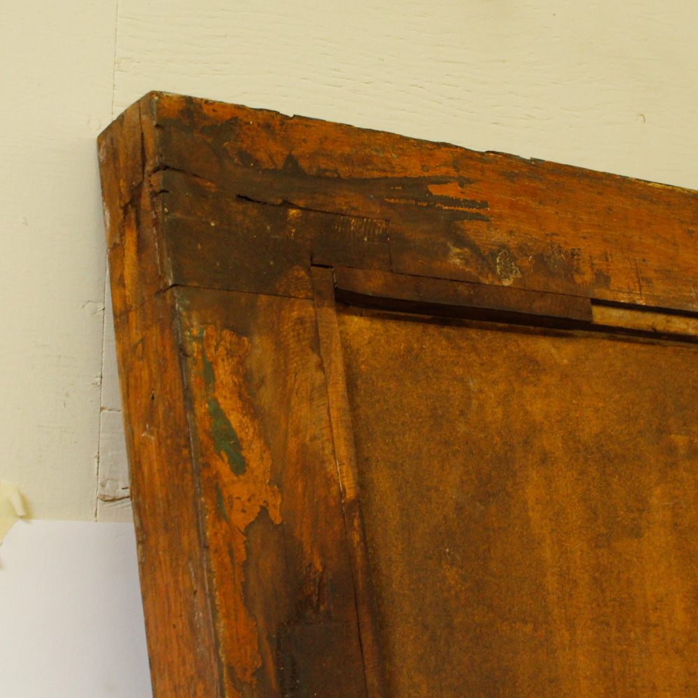 Baroque Style Outdoor Wall Lights and Wood Mirror