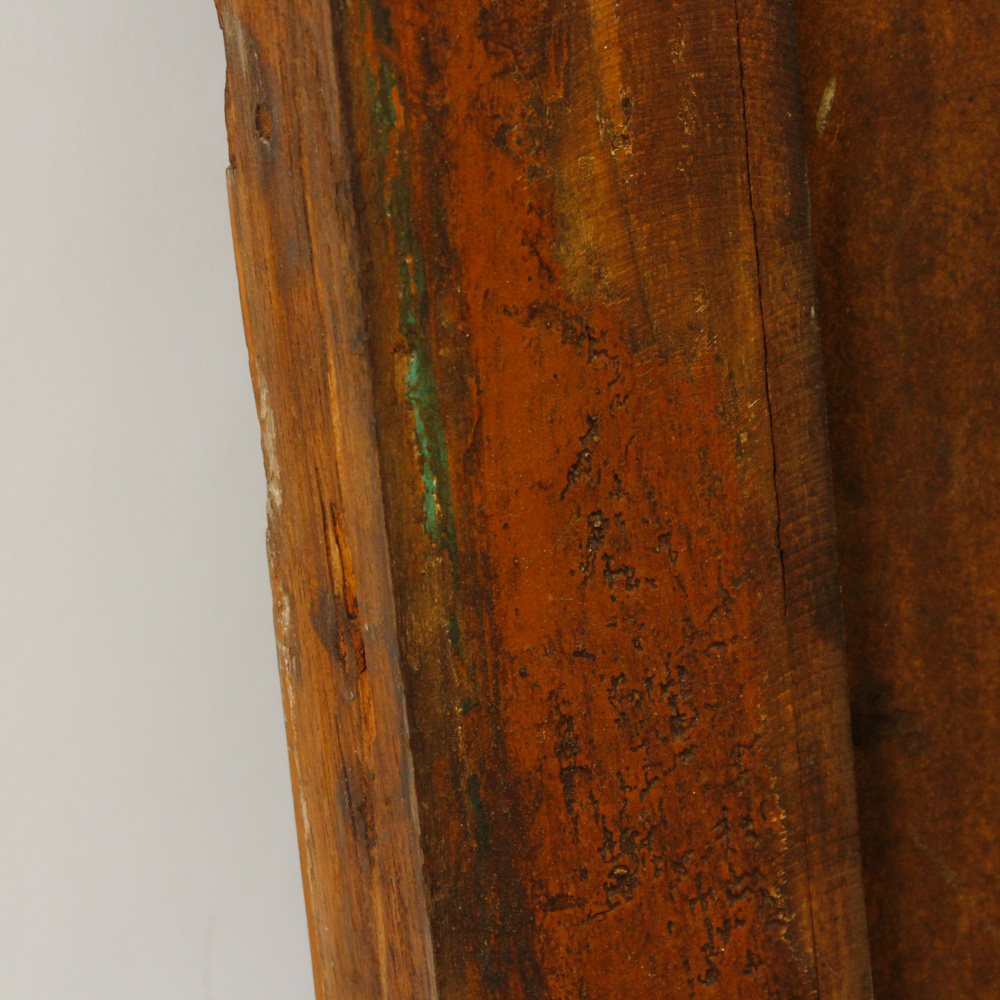 Baroque Style Outdoor Wall Lights and Wood Mirror