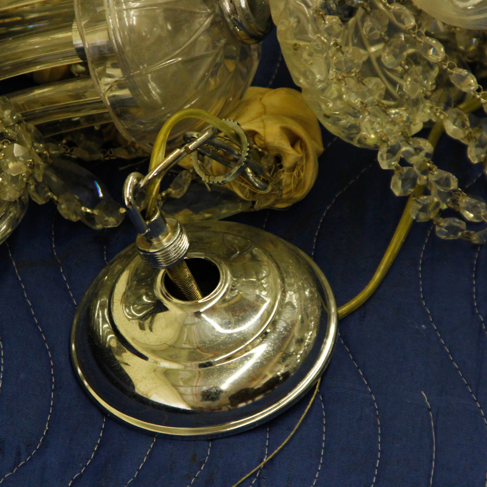 Broken Crystal Chandelier