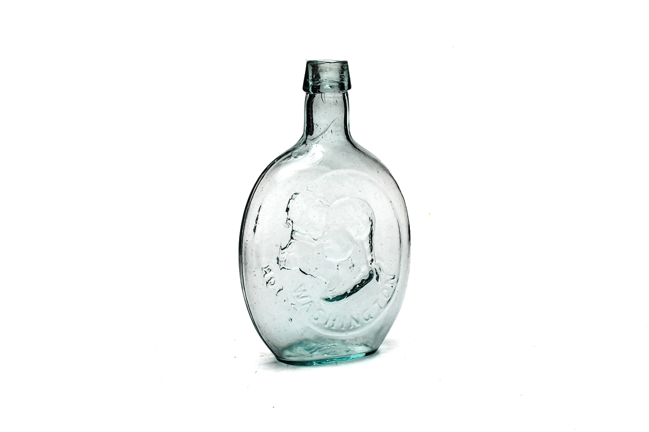 McKearin Historical Flask of George Washington and General Taylor