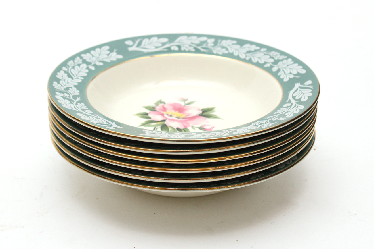 Century Service "Teal Green" Tableware By Homer Laughlin