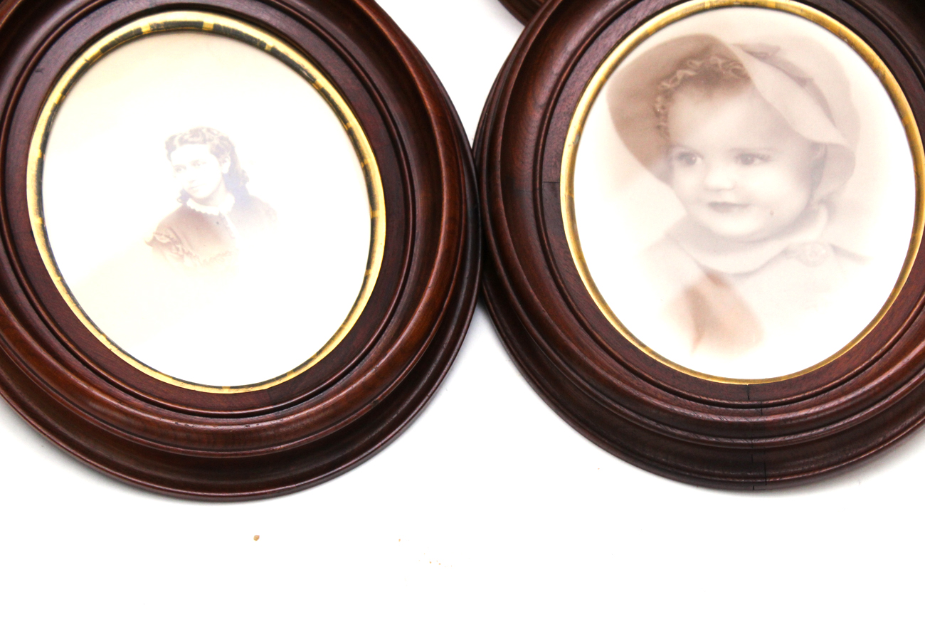 Vintage-to-Antique Portraits and Frames