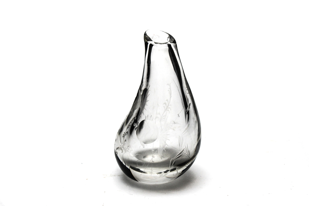 Signed Art Glass Vase