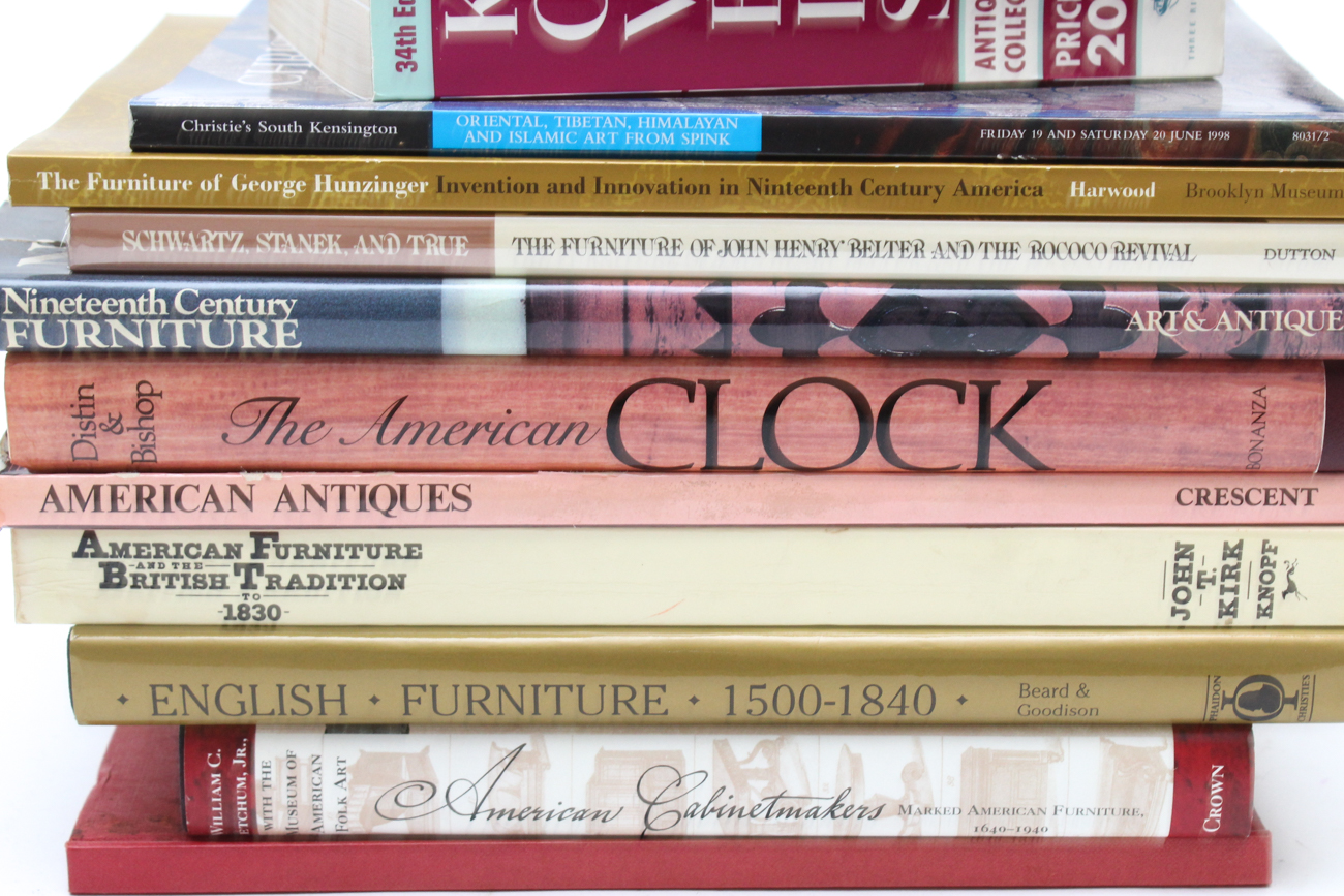 Books On Antique Furniture, Decor, and The Art of Collecting