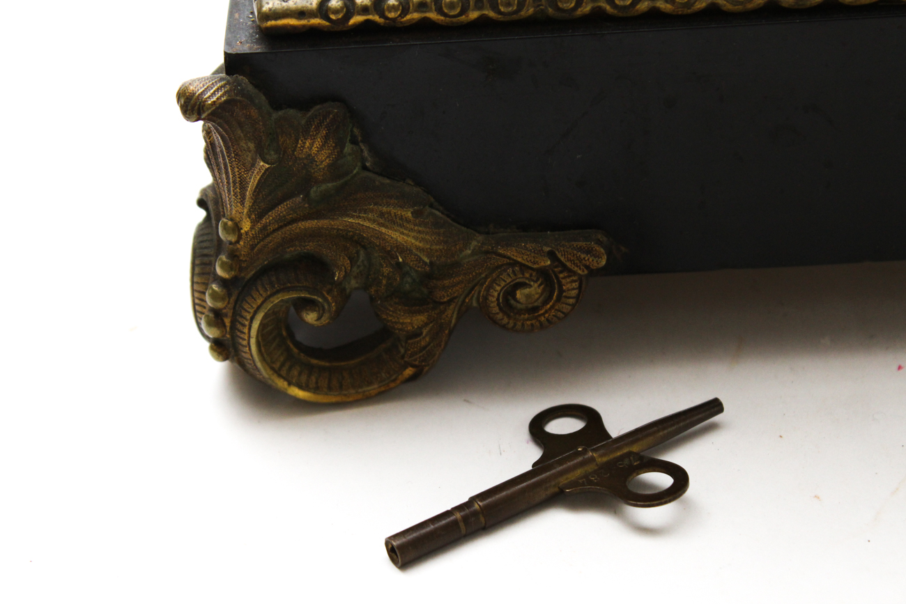 Antique French Napoleon III Figural Clock