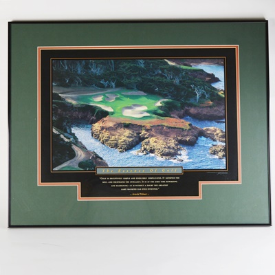 "The Essence of Golf" Offset Lithograph
