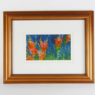 Tom Barnes Original Floral Watercolor