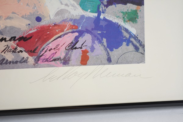 "Arnie In the Rain" Poster Print After LeRoy Neiman