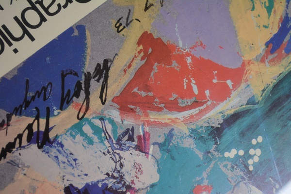 "Arnie In the Rain" Poster Print After LeRoy Neiman