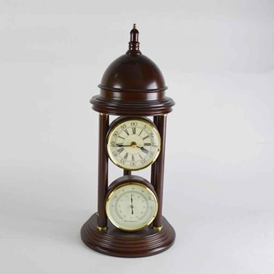 Mantel Clock/Thermometer