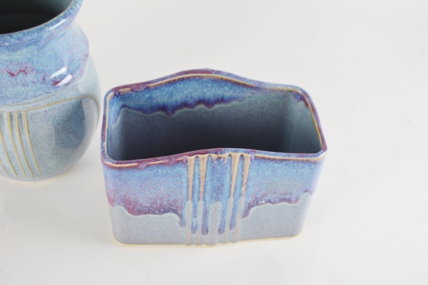 Hand Thrown Porcelain Bay Pottery Vases