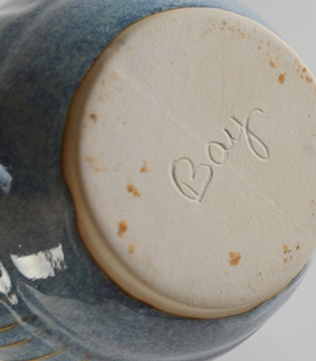 Hand Thrown Porcelain Bay Pottery Vases