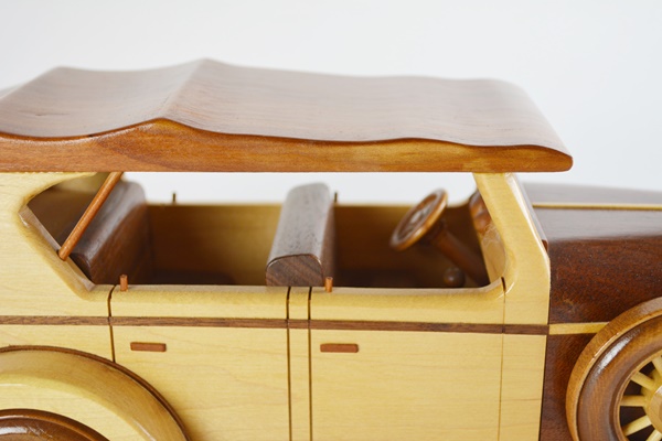 1930 Packard Wood Model Car by S. Lough