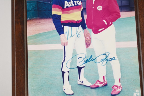 Nolan Ryan and Pete Rose Signed Photograph