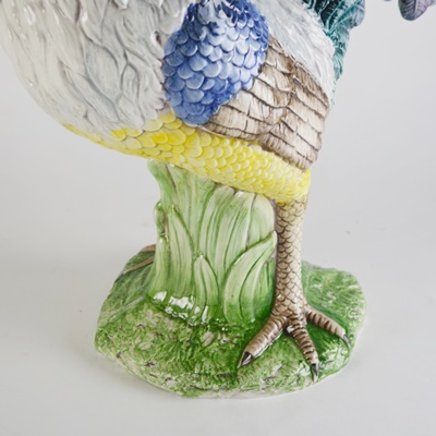 Italian Vietri Chicken Statue