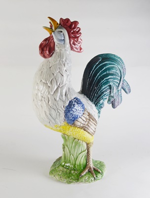 Italian Vietri Chicken Statue