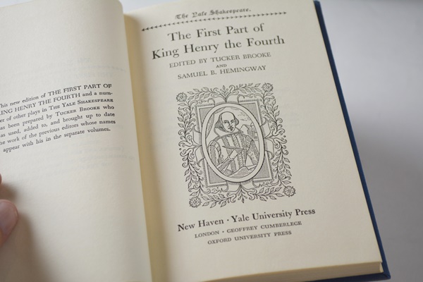 Yale Shakespeare Series Hardcover Book Collection