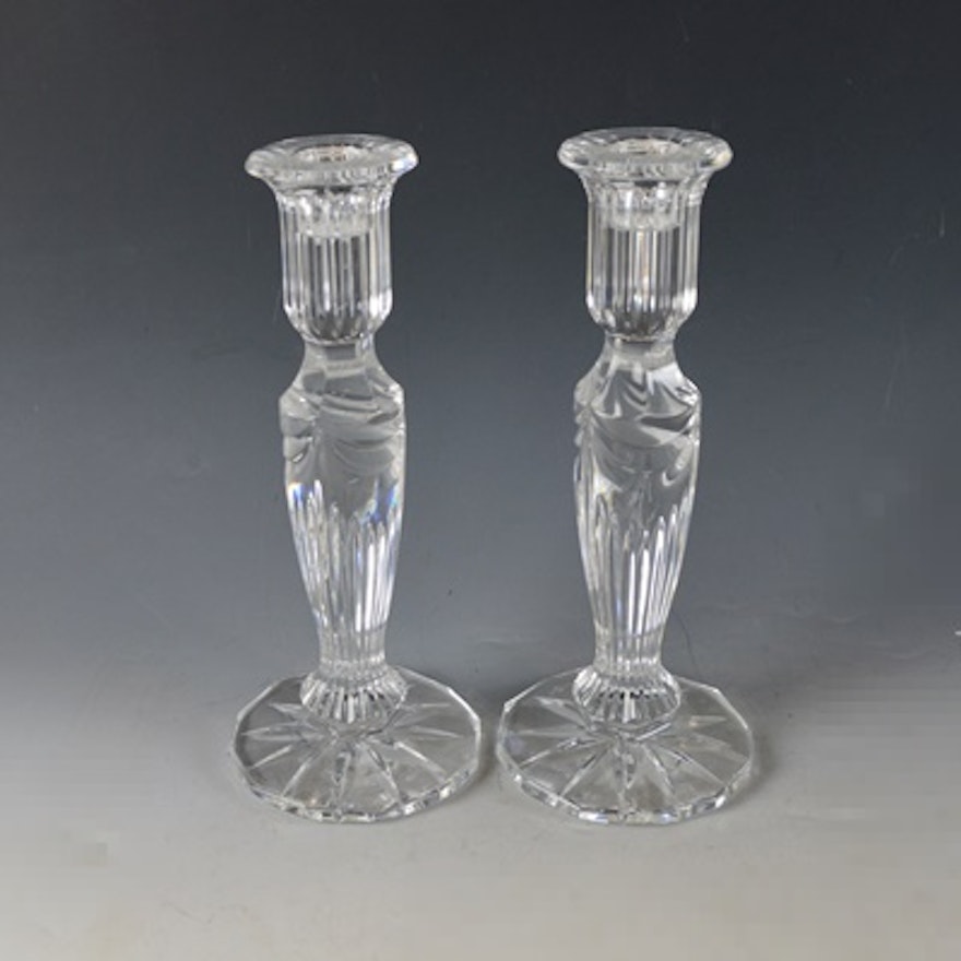 Waterford Crystal "Prentiss" Candlesticks