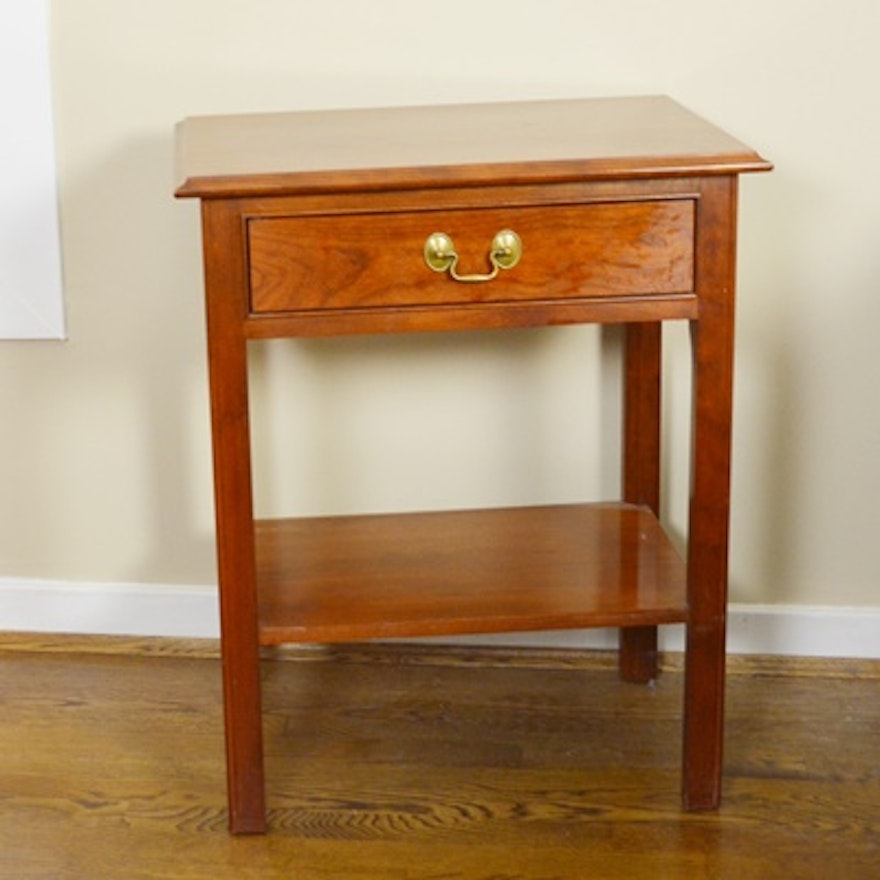 Stickley Cherry Bedside Table