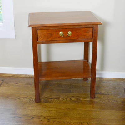 Stickley Cherry Bedside Table