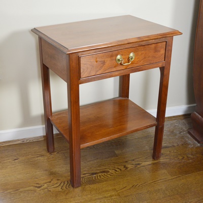 Stickley Cherry Bedside Table