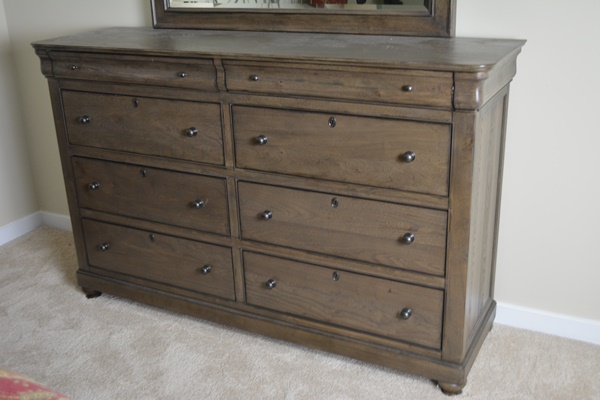Bassett Furniture "Provence" Dresser and Mirror