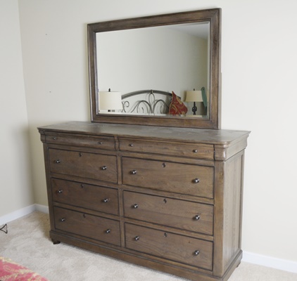 Bassett Furniture "Provence" Dresser and Mirror
