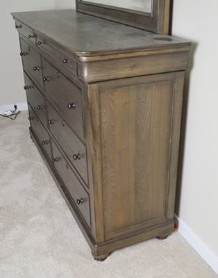 Bassett Furniture "Provence" Dresser and Mirror