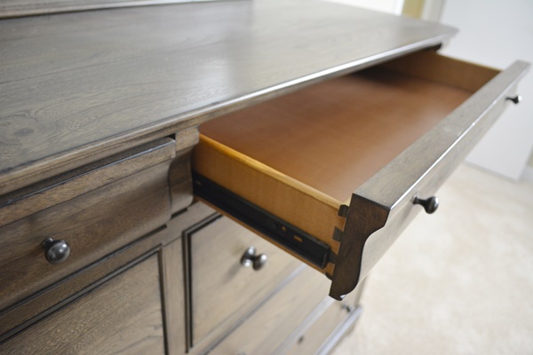 Bassett Furniture "Provence" Dresser and Mirror