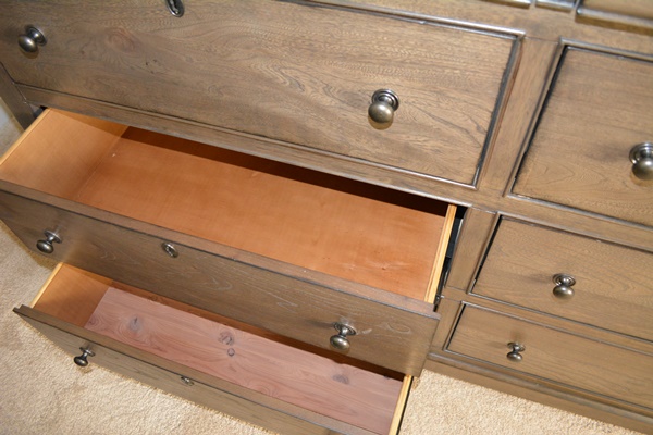 Bassett Furniture "Provence" Dresser and Mirror