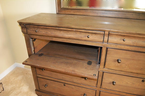 Bassett Furniture "Provence" Dresser and Mirror