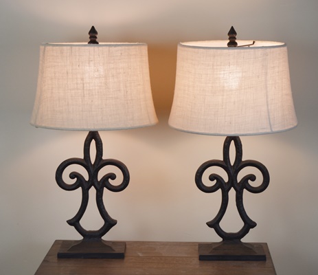 Pottery Barn "Sienna" Bedside Table Lamps