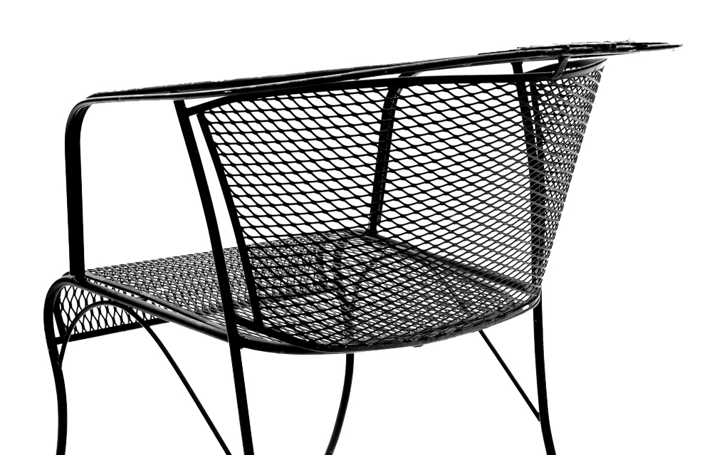 Black Wrought Iron Patio Set