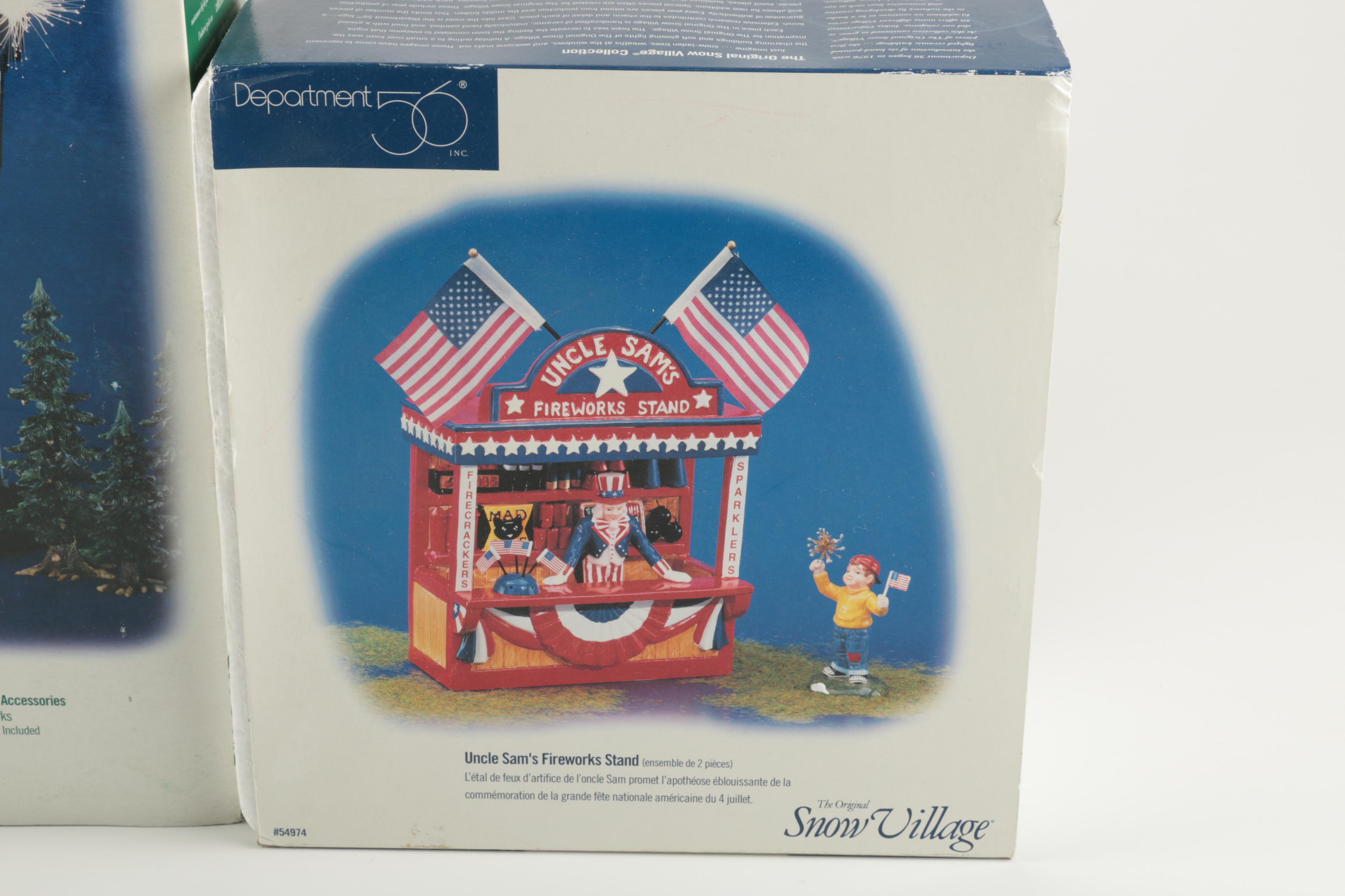 Department 56 Fourth of July Themed Village Sets