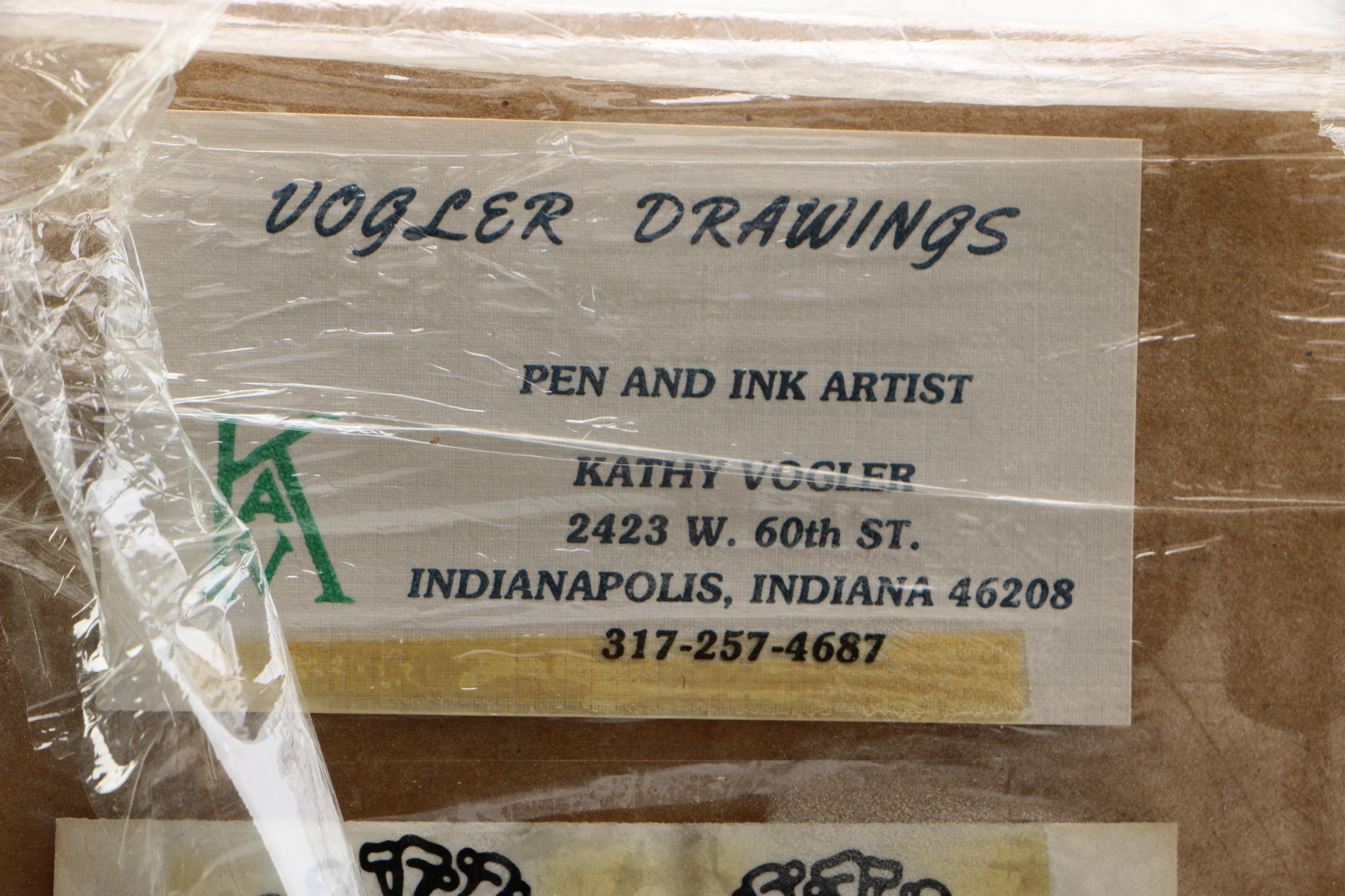 Kathy Vogler Limited Edition Chromolithograph "Grand Hall"