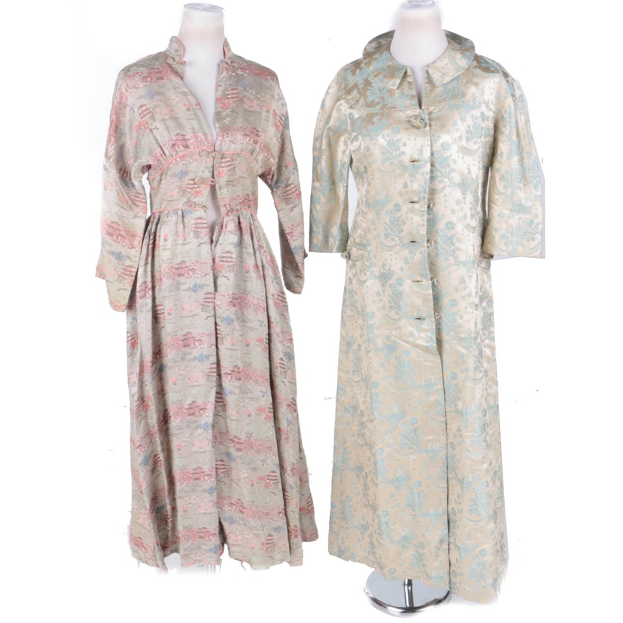 Women's Vintage Asian Inspired Coat and Dress
