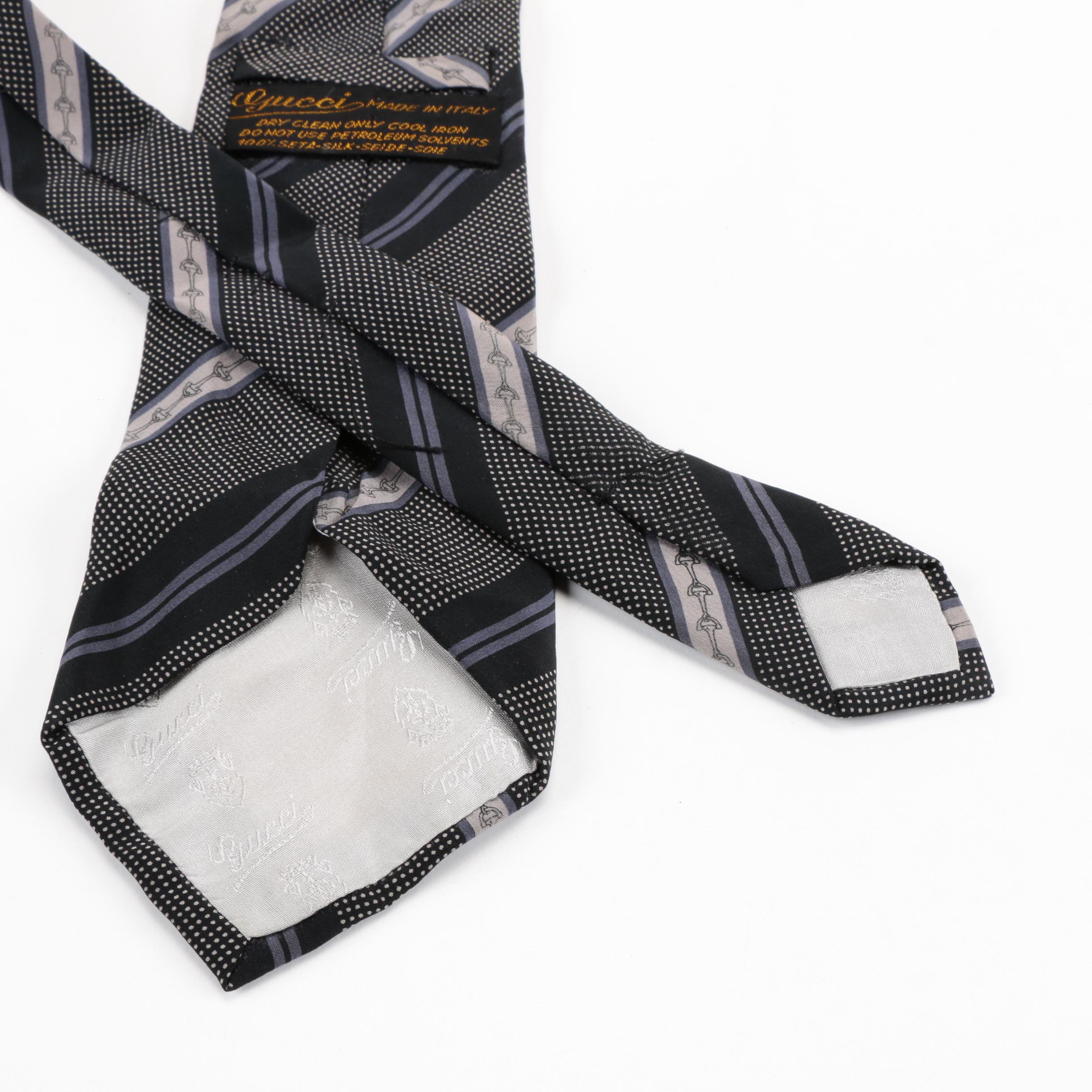 Silk Ties Including Oscar de la Renta Couture and Gucci