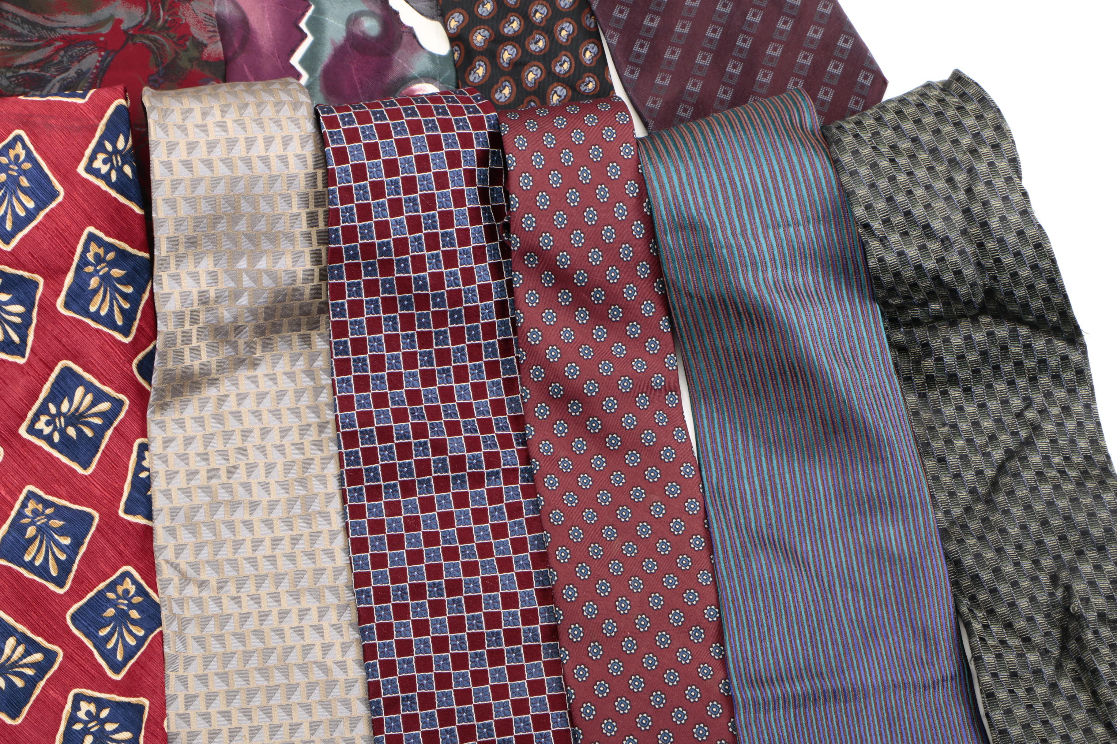 Men's Ties Including Bill Blass and Brooks Brothers
