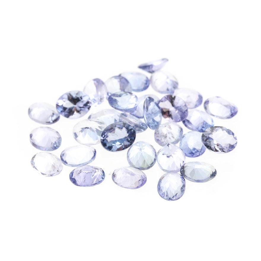 Loose 12.45 CTW Tanzanite Gemstones