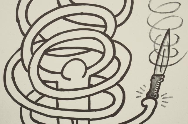 Keith Haring Limited Edition Print from "Against All Odds: 20 Drawings"