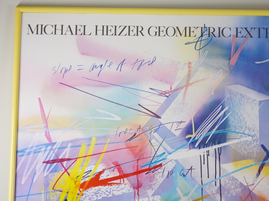 Michael Heizer Geometric Extraction Poster Print