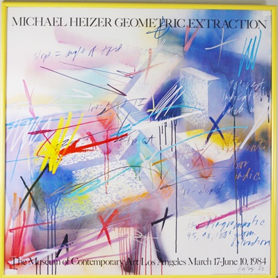 Michael Heizer Geometric Extraction Poster Print